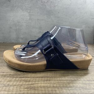 Comfort Plus by Predictions Women’s~Blue~Thong Open Toe Sandals~Size 9